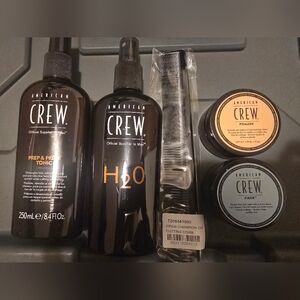 American Crew Men's Grooming Travel Set - Black and Brown